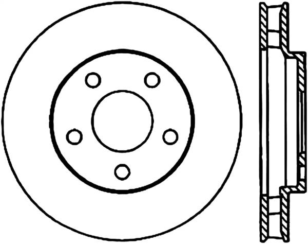 Stoptech - StopTech Sport Cryo Drilled/Slotted Brake Rotor Front Left 127.62057CL