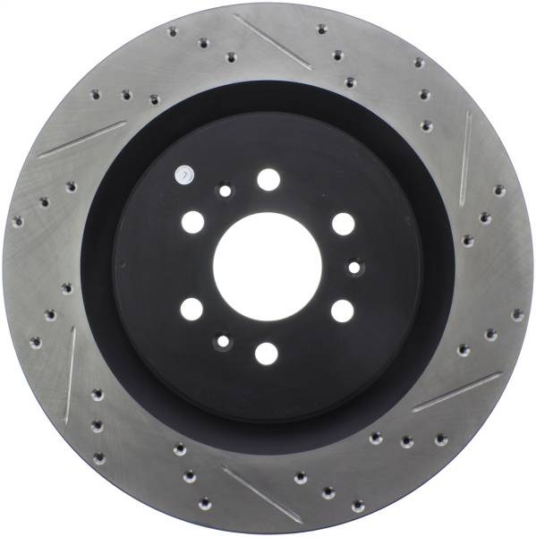 Stoptech - StopTech Sport Drilled/Slotted Brake Rotor Rear Left 127.62076L