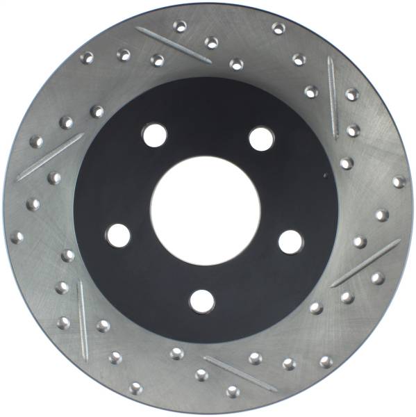 Stoptech - StopTech Sport Drilled/Slotted Brake Rotor Rear Left 127.62079L