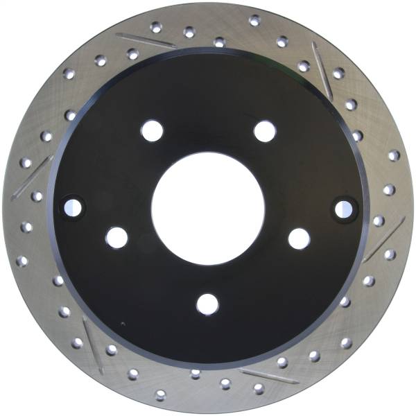 Stoptech - StopTech Sport Drilled/Slotted Brake Rotor Rear Left 127.62080L