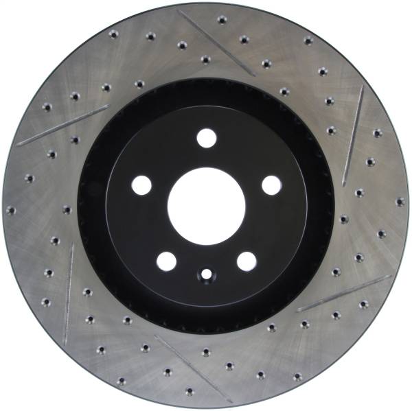 Stoptech - StopTech Drilled & Slotted Left Sport Brake Rotor for 2009 Cadillac CTS-V - 127.62128L