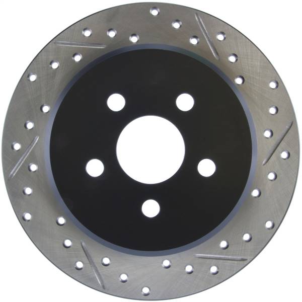 Stoptech - StopTech Sport Drilled/Slotted Brake Rotor Rear Left 127.63040L