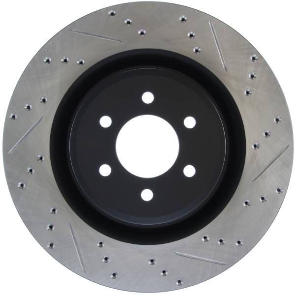 Stoptech - StopTech Sport Drilled/Slotted Brake Rotor Rear Left 127.63056L