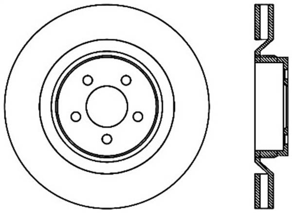 Stoptech - StopTech Sport Cryo Drilled/Slotted Brake Rotor Front Left 127.63063CL