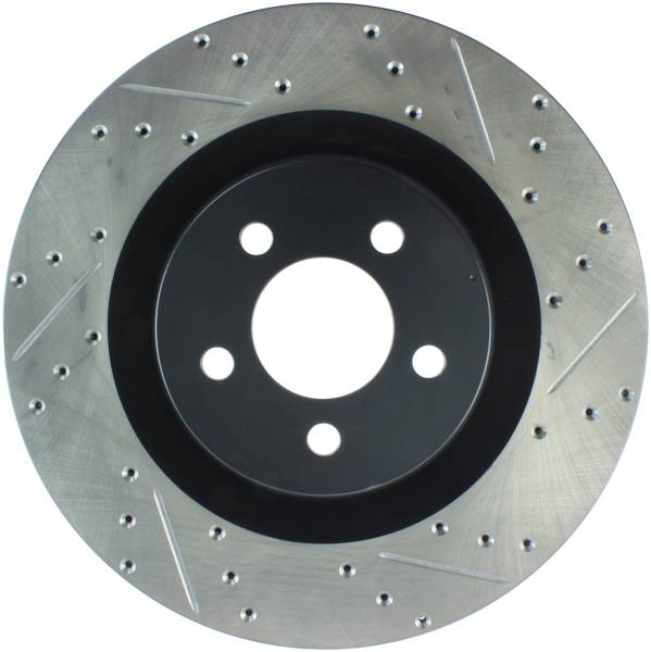 Stoptech - StopTech SportStop 06-09 Chrysler SRT-8 Front Left Drilled & Slotted Rotor - 127.63063L