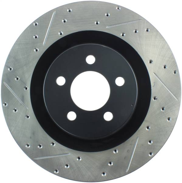 Stoptech - StopTech SportStop 06-09 Chrysler SRT-8 Front Right Drilled & Slotted Rotor - 127.63063R