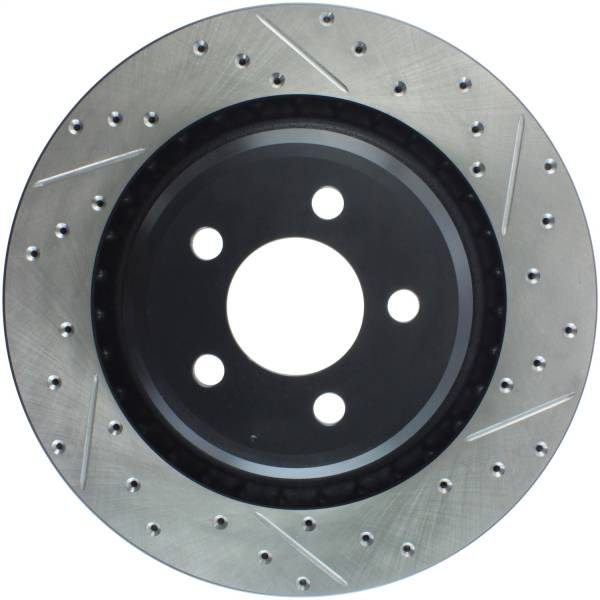 Stoptech - StopTech SportStop 06-09 Chrysler SRT-8 Rear Left Drilled & Slotted Rotor - 127.63064L