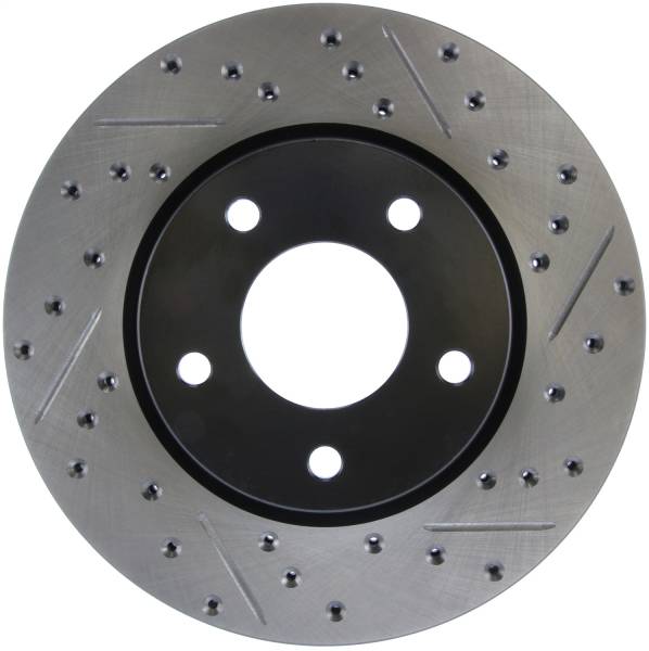 Stoptech - StopTech Sport Drilled/Slotted Brake Rotor Front Left 127.63068L