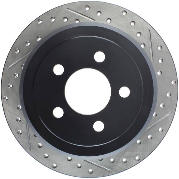Stoptech - StopTech Sport Drilled/Slotted Brake Rotor; Rear Left
