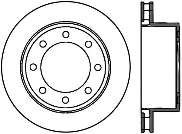 Stoptech - StopTech Sport Cryo Drilled/Slotted Brake Rotor Rear Left 127.65078CL