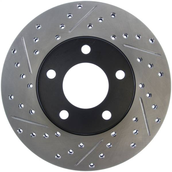 Stoptech - StopTech Sport Drilled/Slotted Brake Rotor Front Right 127.65089R