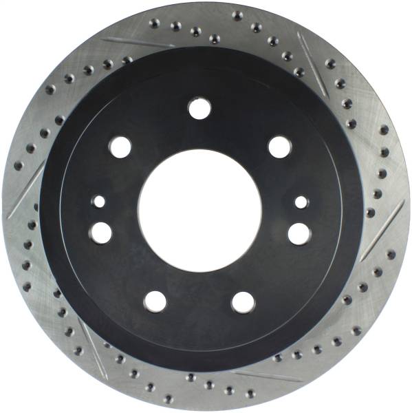 Stoptech - StopTech Sport Drilled/Slotted Brake Rotor Rear Left 127.65103L