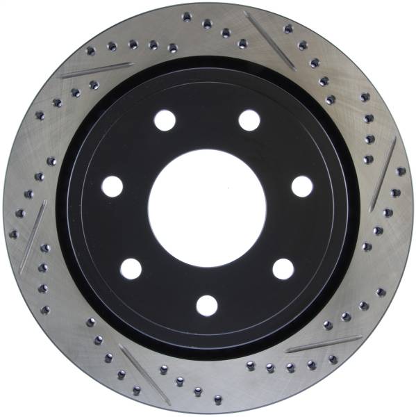 Stoptech - StopTech Sport Drilled/Slotted Brake Rotor Rear Left 127.65133L