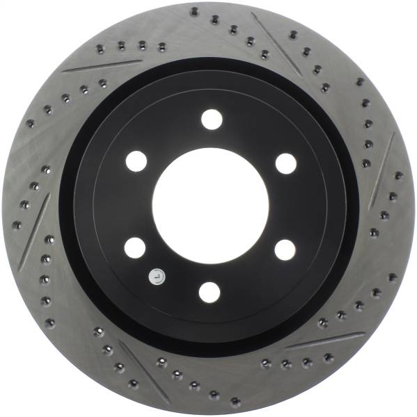 Stoptech - StopTech Sport Drilled/Slotted Brake Rotor Rear Left 127.65153L