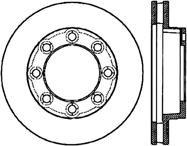 Stoptech - StopTech Slotted & Drilled Sport Brake Rotor - 127.66003L