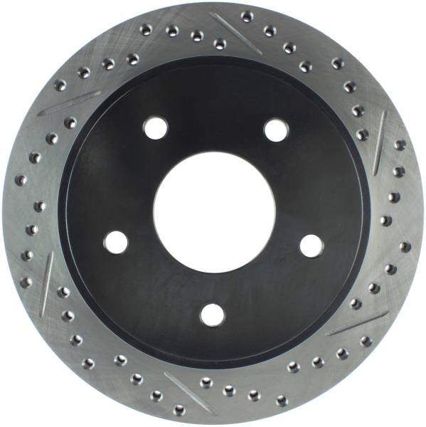 Stoptech - StopTech Sport Drilled/Slotted Brake Rotor Rear Left 127.66036L