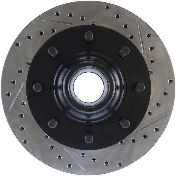 Stoptech - StopTech Sport Drilled/Slotted Brake Rotor Front Left 127.66049L