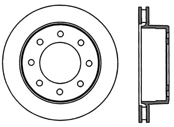 Stoptech - StopTech Sport Cryo Drilled/Slotted Brake Rotor Rear Left 127.66055CL