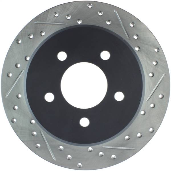Stoptech - StopTech Sport Drilled/Slotted Brake Rotor Rear Left 127.67037L