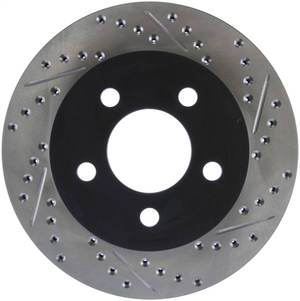 Stoptech - StopTech Sport Drilled/Slotted Brake Rotor Front Left 127.67045L