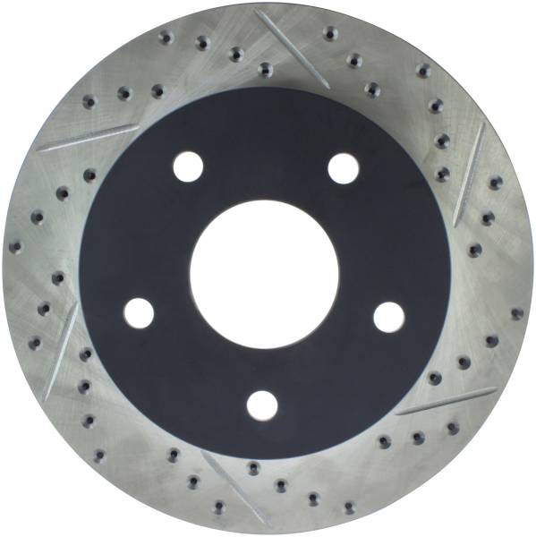 Stoptech - StopTech Sport Drilled/Slotted Brake Rotor Front Left 127.67050L