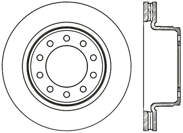 Stoptech - StopTech Sport Drilled/Slotted Brake Rotor Front Left 127.67070L