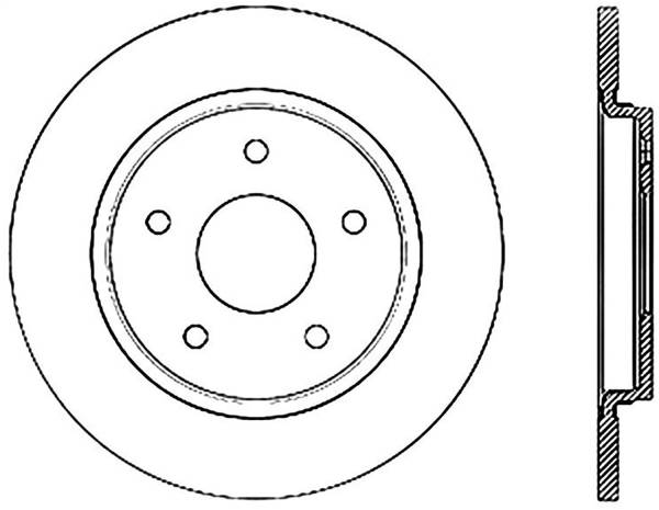Stoptech - StopTech Sport Cryo Drilled/Slotted Brake Rotor; Rear Right