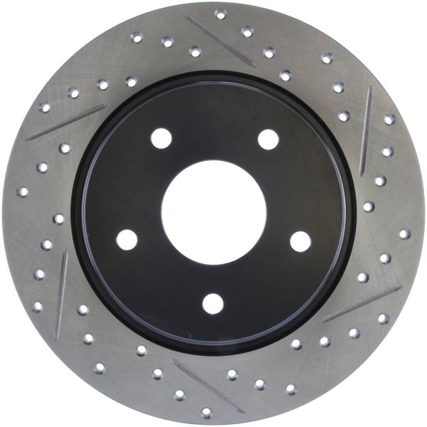 Stoptech - StopTech Sport Drilled/Slotted Brake Rotor Rear Left 127.67071L