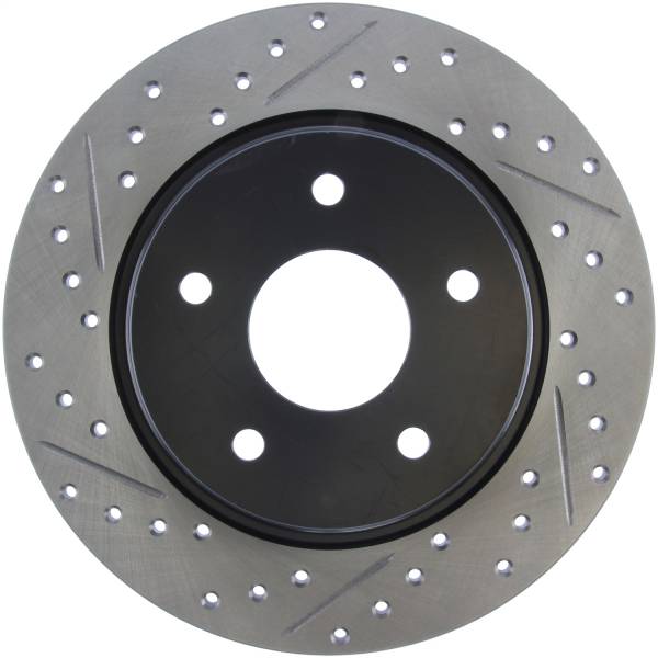 Stoptech - StopTech Sport Drilled/Slotted Brake Rotor Rear Right 127.67071R