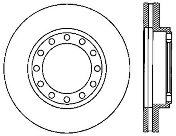 Stoptech - StopTech Sport Drilled/Slotted Brake Rotor Front Right 127.76001R