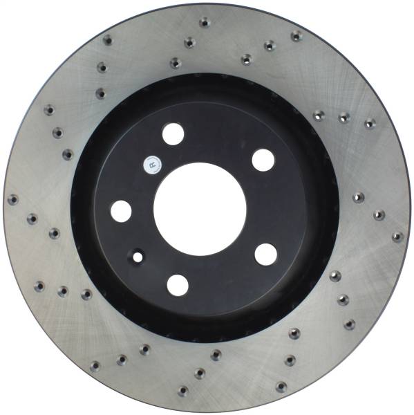 Stoptech - StopTech Sport Cross Drilled Brake Rotor; Rear Right