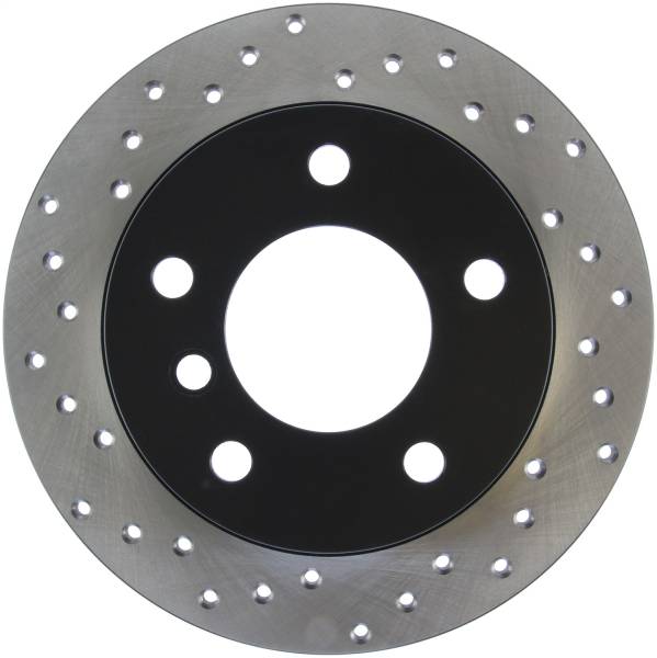 Stoptech - StopTech Sport Cross Drilled Brake Rotor; Rear Right
