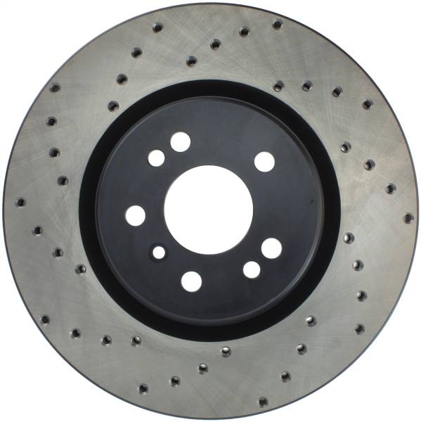 Stoptech - StopTech Sport Cross Drilled Brake Rotor; Front Right
