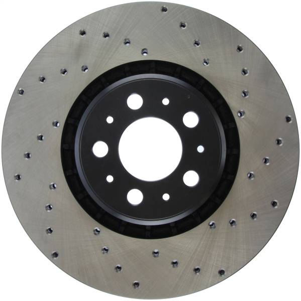 Stoptech - StopTech Sport Cross Drilled Brake Rotor Front Left 128.39034L