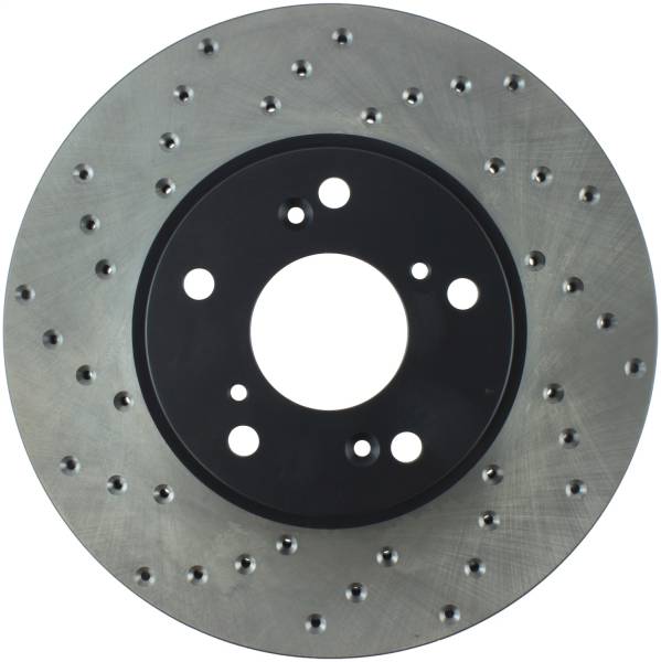 Stoptech - StopTech 06-08 Civic GX / 02-04 CR-V / 98-02 Honda Accord V6 / 03-07 Accord 4 cyl/V6 MT Drilled Rig - 128.40036R
