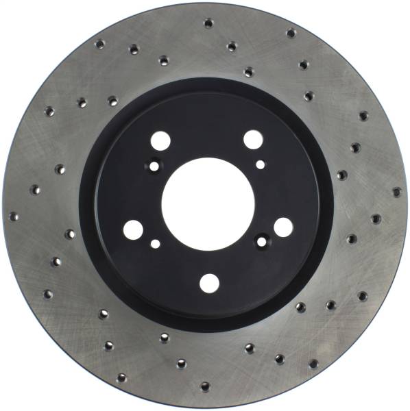 Stoptech - StopTech Sport Cross Drilled Brake Rotor Front Left 128.40066L