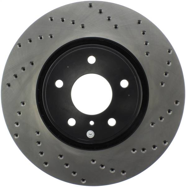 Stoptech - StopTech Sport Cross Drilled Brake Rotor Front Left 128.42092L