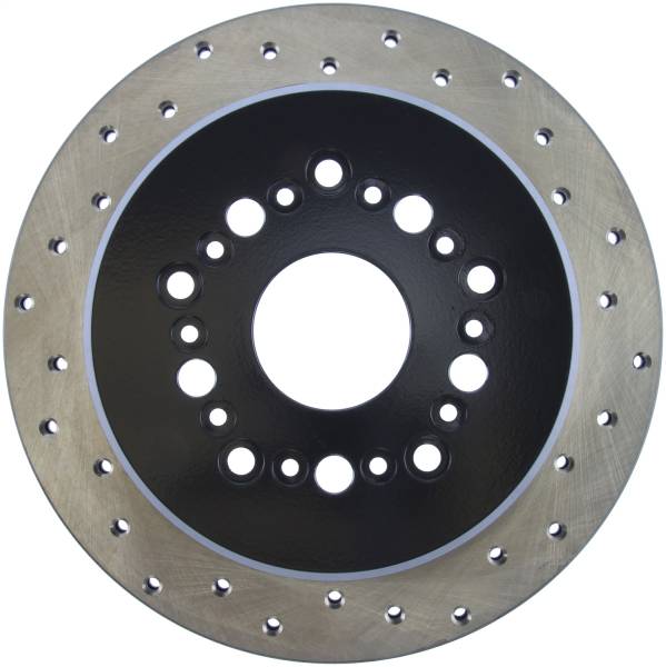 Stoptech - StopTech Sport Cross Drilled Brake Rotor Rear Left 128.44082L