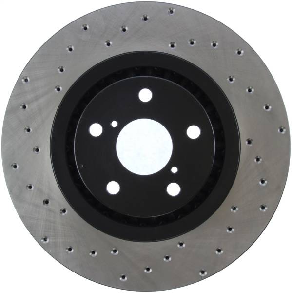 Stoptech - StopTech 06-09 Lexus IS350 / 07-08 GS350 2WD Drilled Right Front Rotor - 128.44137R