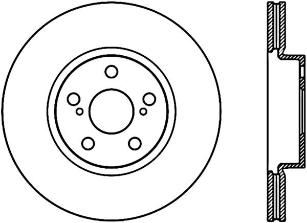 Stoptech - StopTech Drilled Sport Brake Rotor - 128.44160L