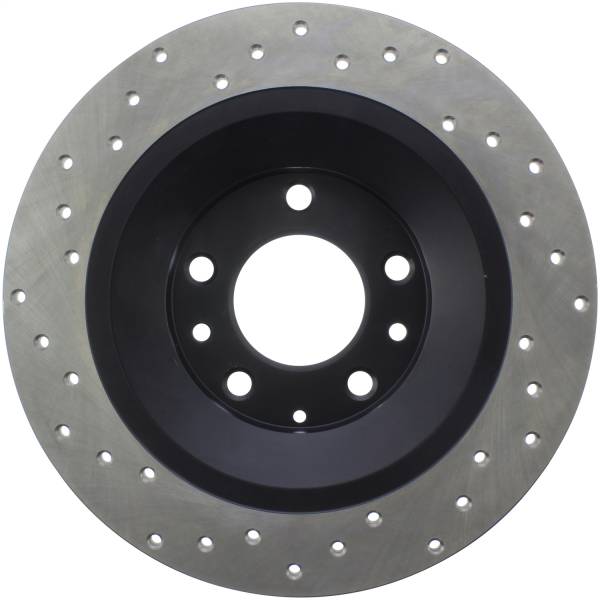 Stoptech - StopTech Sport Cross Drilled Brake Rotor Rear Left 128.45074L