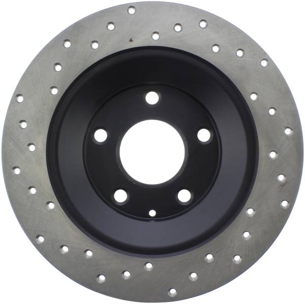 Stoptech - StopTech Sport Cross Drilled Brake Rotor Rear Left 128.45083L