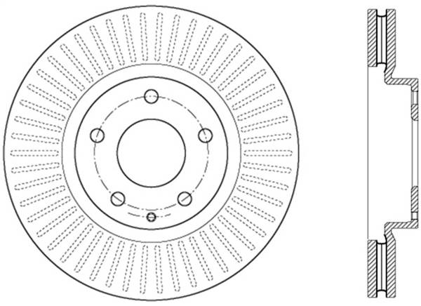 Stoptech - StopTech Performance Front Right Brake Rotor - 128.45084R