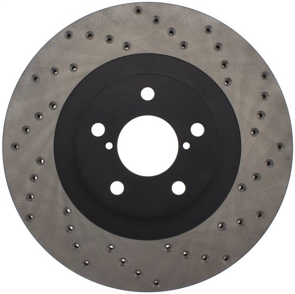 Stoptech - StopTech 02-10 WRX Drilled Right Front Rotor - 128.47018R