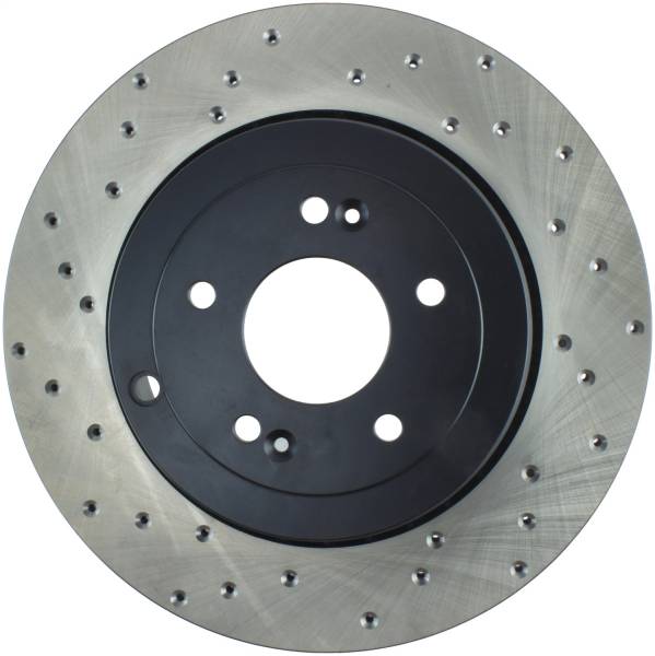 Stoptech - StopTech Power Slot 10-13 Hyundai Genesis Coupe Track & R-Spec Rear Right Drilled Rotor - 128.51035R