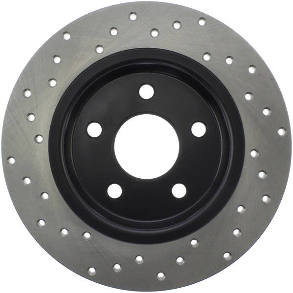 Stoptech - StopTech 13 Ford Focus ST Drilled Left Rear Rotor - 128.61099L