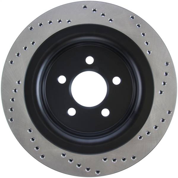 Stoptech - StopTech Cross Drilled Sport Brake Rotor - 2015 Ford Mustang - Rear Right - 128.61109R