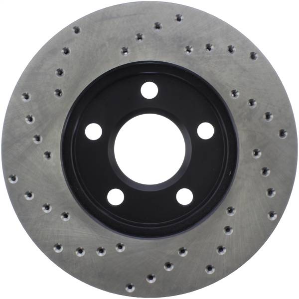 Stoptech - StopTech Sport Cross Drilled Brake Rotor Front Left 128.62050L