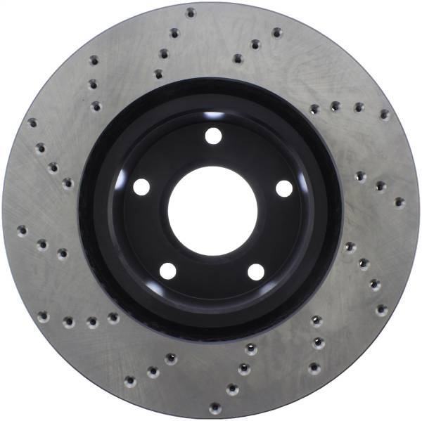Stoptech - StopTech Sport Cross Drilled Brake Rotor Front Left 128.62081L