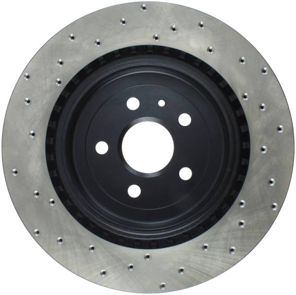 Stoptech - StopTech Sport Cross Drilled Brake Rotor Rear Left 128.62119L